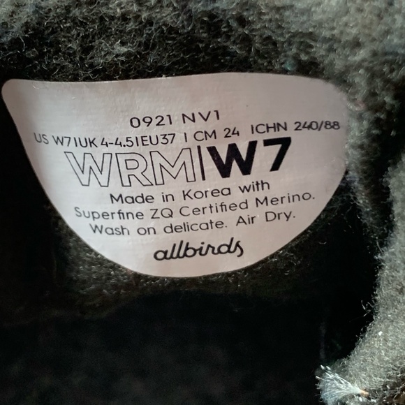 albirds 'Wool Runner Missles' sneakers in gray/rust color - Picture 9 of 9